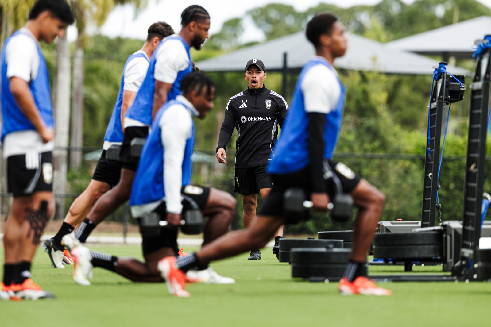 Strength work with the pros
